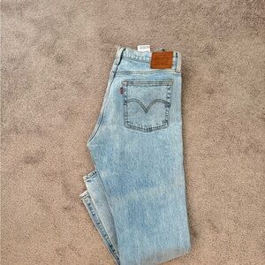 Levi's Wedgie Light Blue Straight Jeans